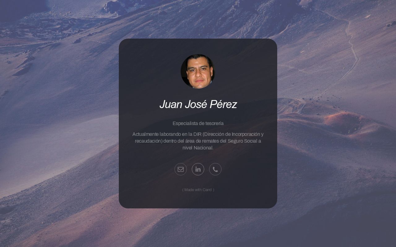 Carrd profile picture for @juanjo